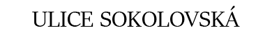 Logo Ulice Sokolovská v Praze